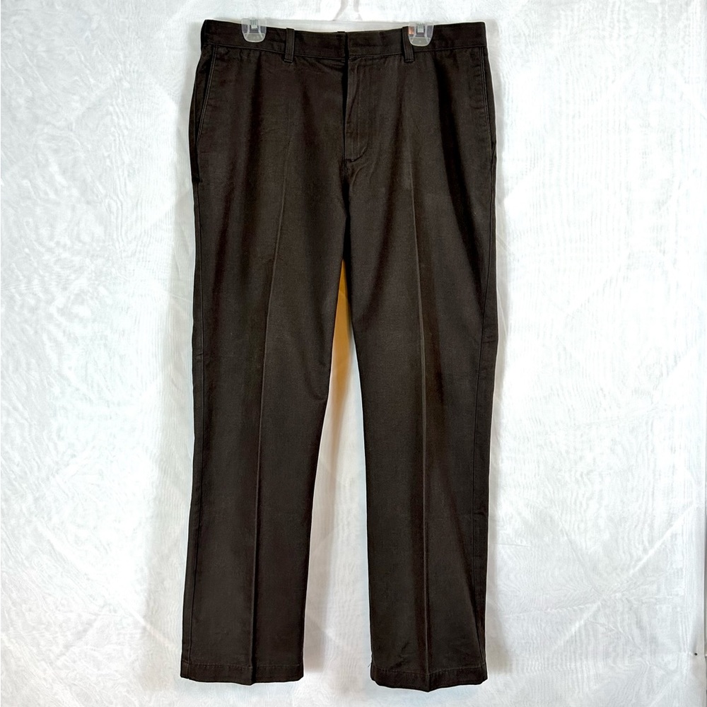 Mens Brown Perry Ellis Cottons Pants / 34 X 32